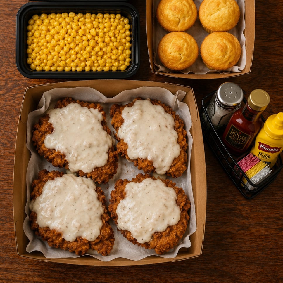 Country Fried Chicken - Family Dinner.